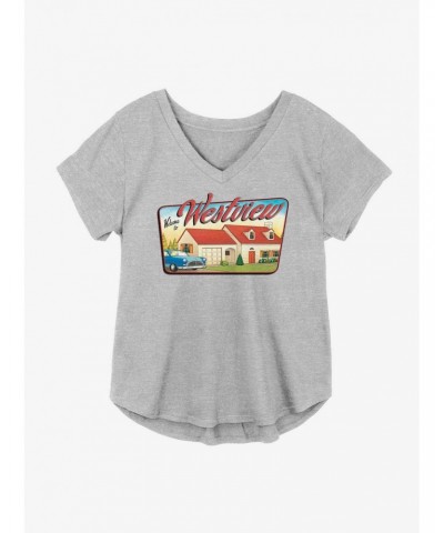 Marvel WandaVision Welcome To Westview Girls Plus Size T-Shirt $7.86 T-Shirts