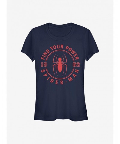 Marvel Spider-Man Power Jersey Girls T-Shirt $7.37 T-Shirts