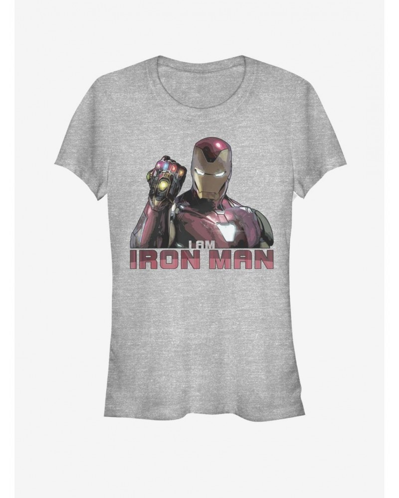 Marvel Avengers: Endgame Iron Man Stones Girls T-Shirt $6.18 T-Shirts