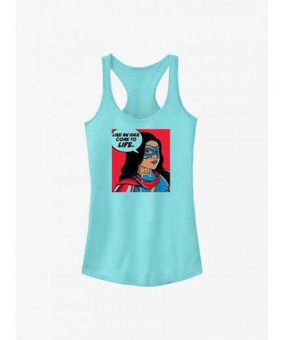 Marvel Ms. Marvel Idea Come To Life Girls Tank $7.77 Tanks