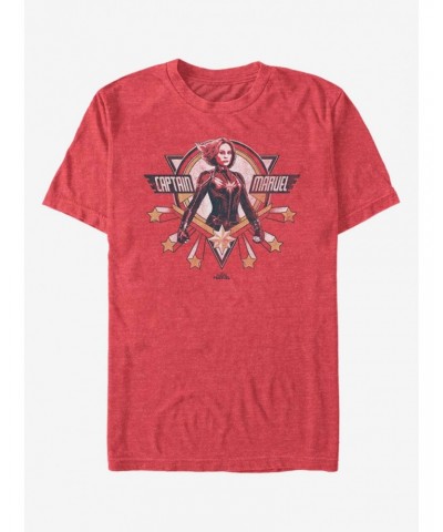 Marvel Captain Marvel American Captain 2 LOGO T-Shirt $6.50 T-Shirts