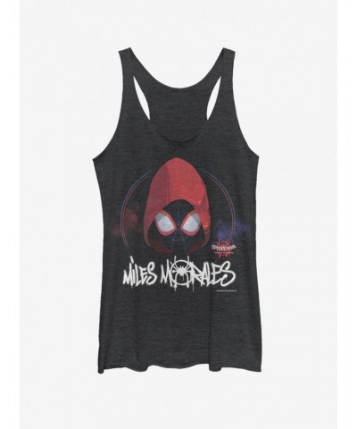 Marvel Spider-Man Spider-Verse Hooded Miles Girls Tank $9.95 Tanks