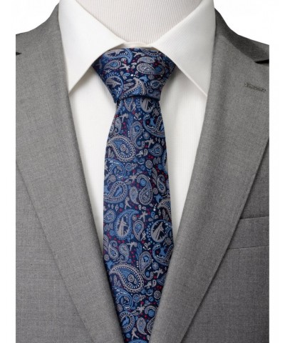 Marvel Avengers Blue Multi Paisley Men's Tie $21.73 Ties