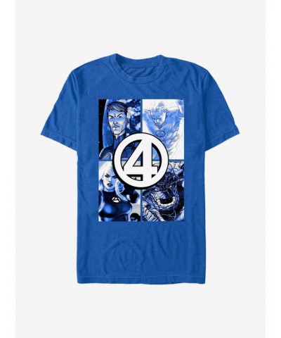 Marvel Fantastic Four Straight Boxes T-Shirt $7.65 T-Shirts