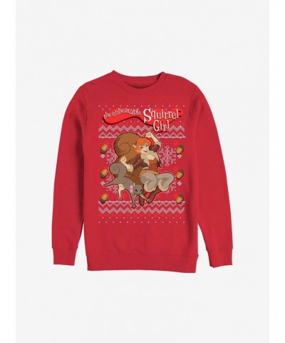 Marvel Christmas Pattern Squirrel Sweatshirt $10.33 Sweatshirts