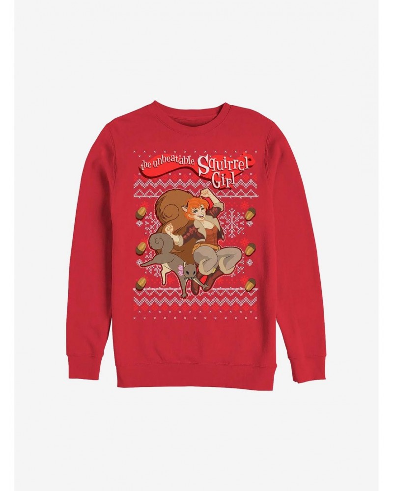 Marvel Christmas Pattern Squirrel Sweatshirt $10.33 Sweatshirts