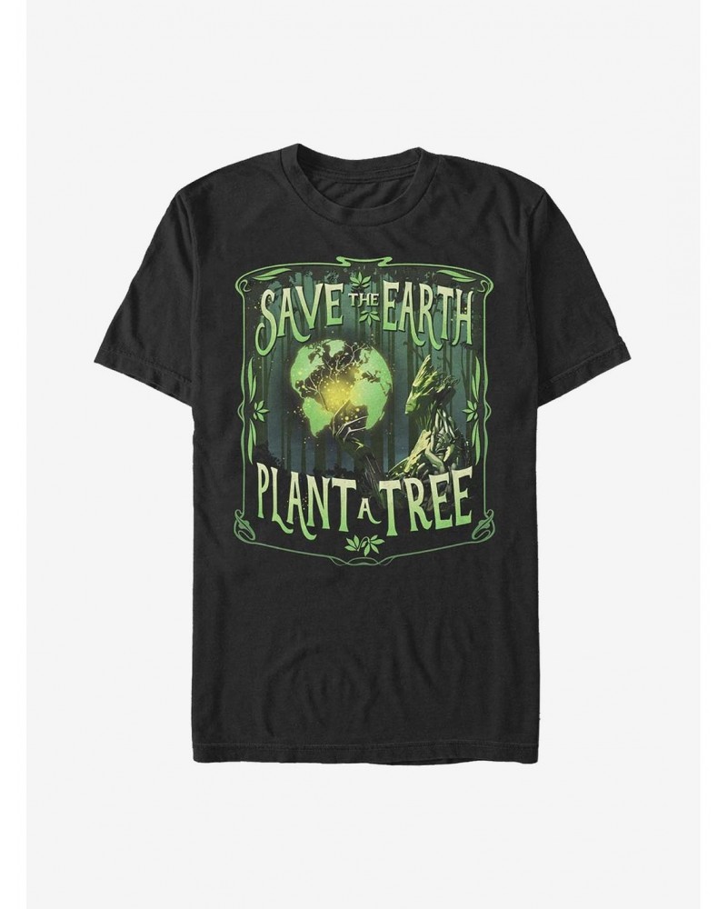 Marvel The Guardians Of The Galaxy Groot Trees Save Earth T-Shirt $6.50 T-Shirts